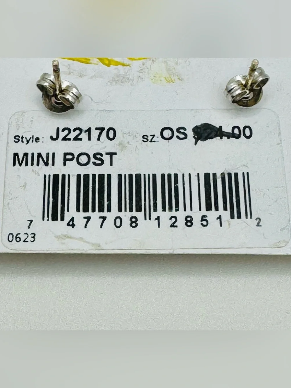 BRIGHTON SECRET GARDEN BUTTERFLY MINI-POST EARRING NWT